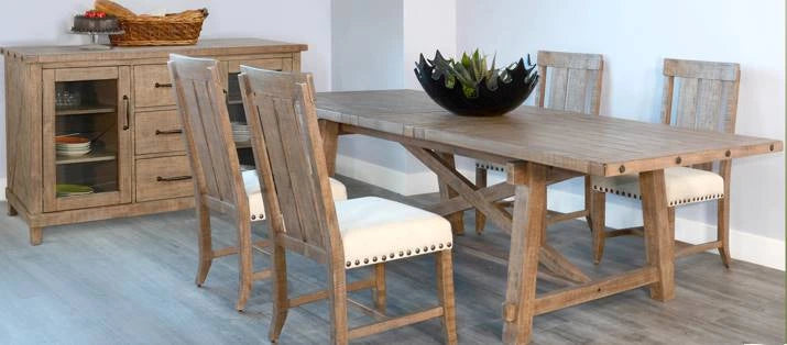 Sunny Designs Vivian Rectangular Extension Dining Table