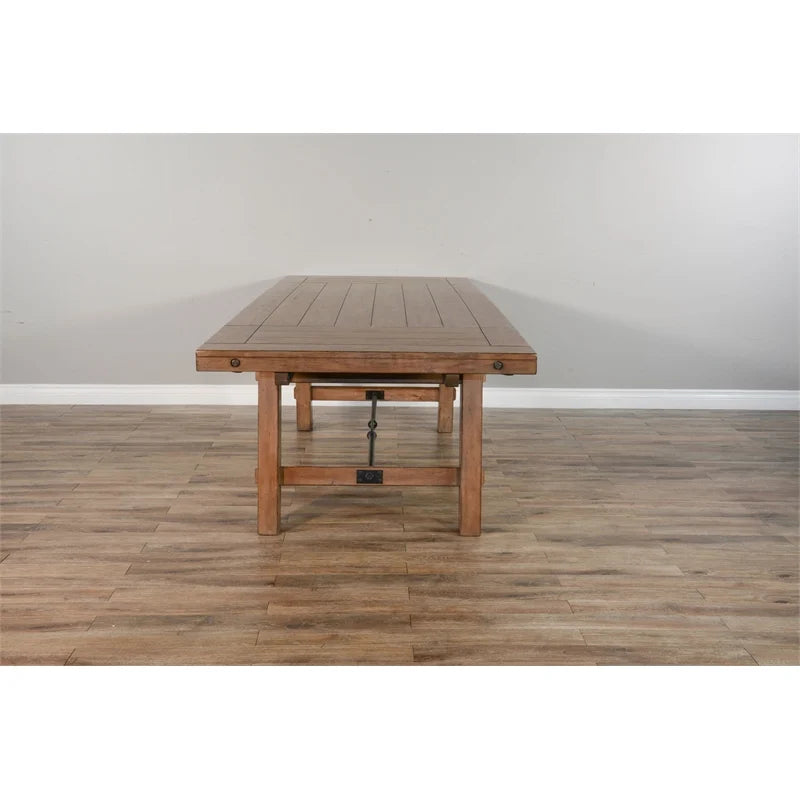 Sunny Designs Wood Extension Table with Turnbuckle - Doe Valley