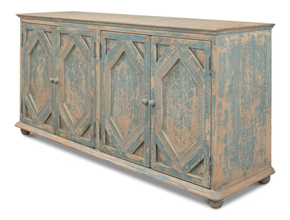 Four Diamonds Sideboard, Blue