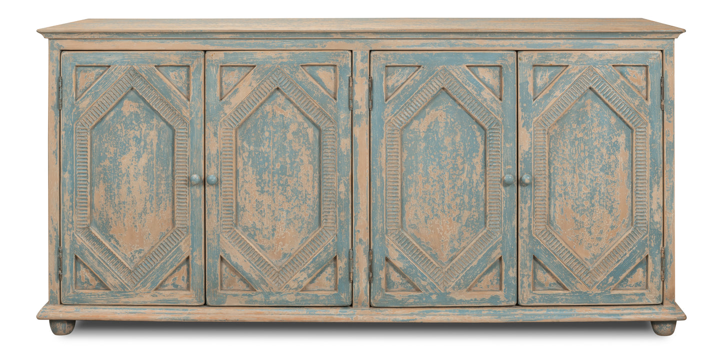 Four Diamonds Sideboard, Blue