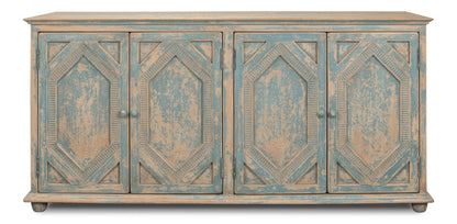 Four Diamonds Sideboard, Blue