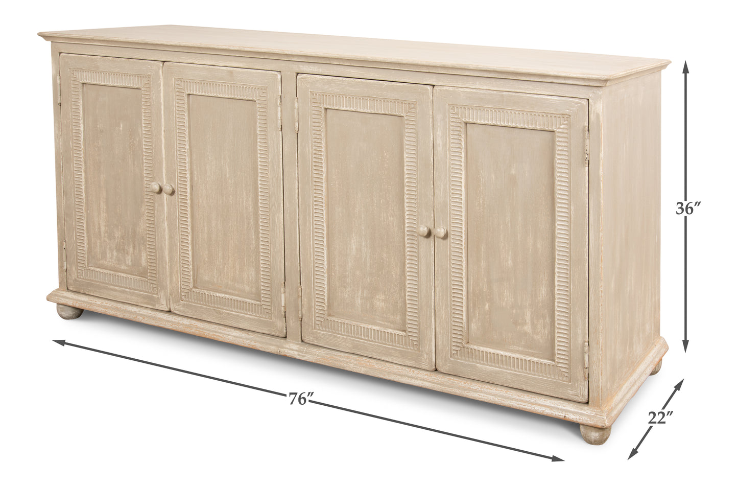 Pie Crust Door Sideboard