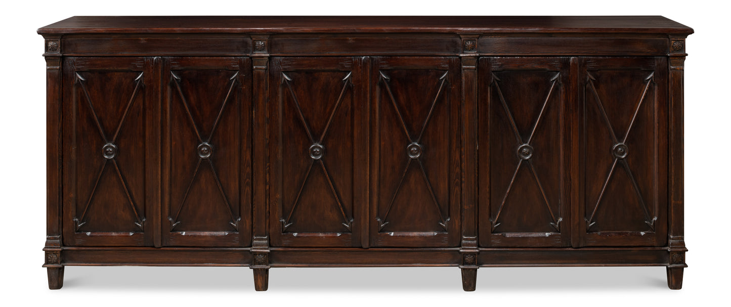 Marksman Sideboard, Dark Brown