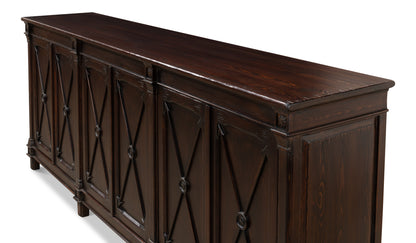 Marksman Sideboard, Dark Brown