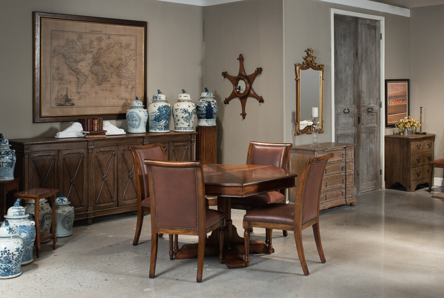 Marksman Sideboard, Dark Brown