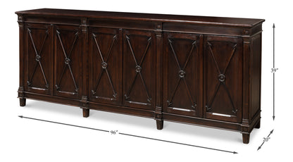 Marksman Sideboard, Dark Brown