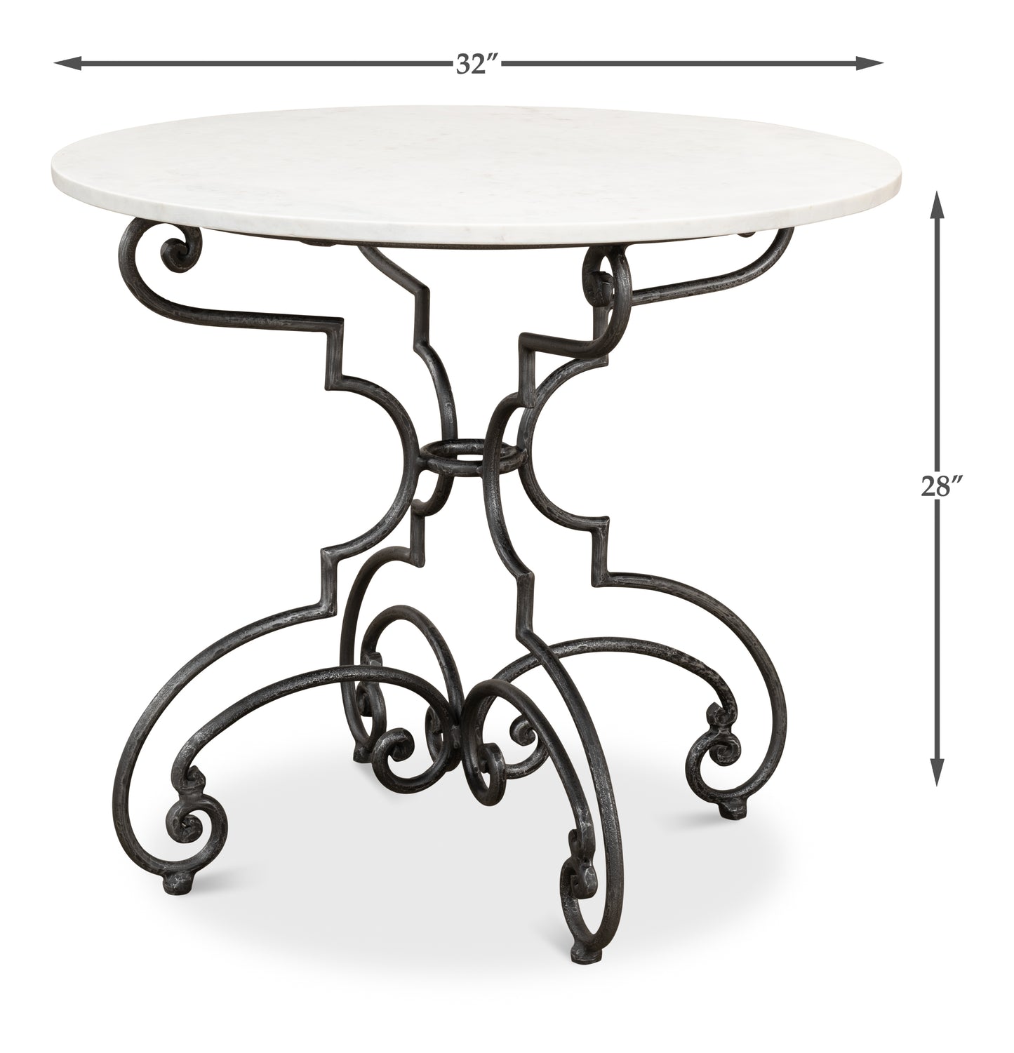 The French Iron and Marble Table