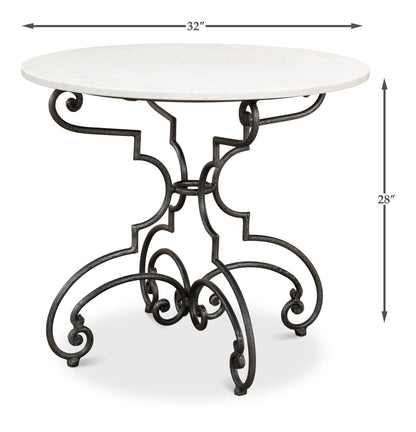 The French Iron and Marble Table