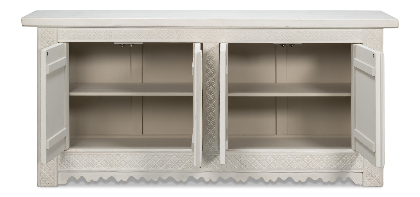 Persian Sideboard, Antique White
