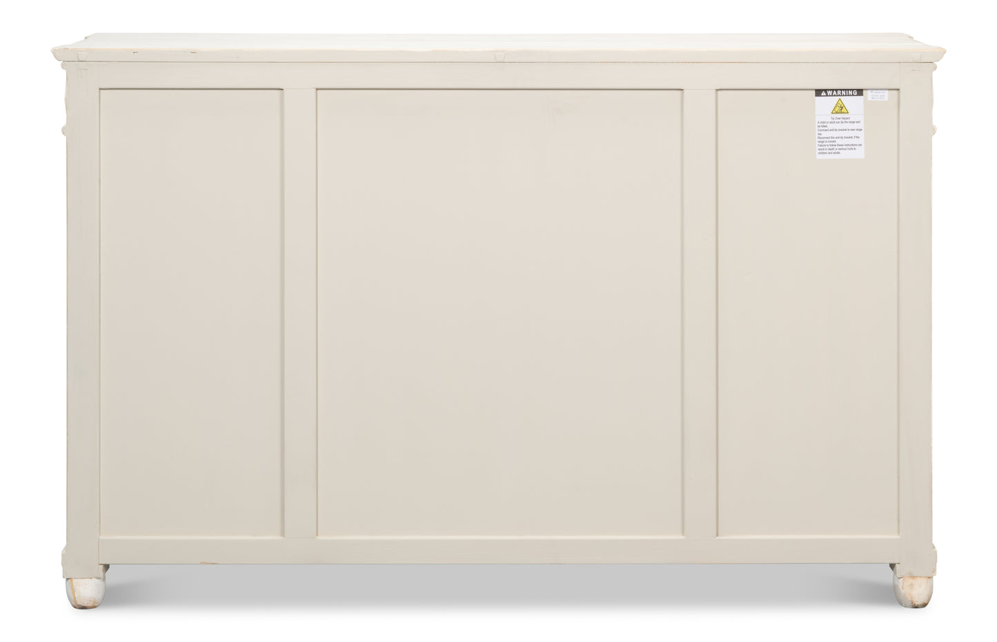 Diamond Wall Sideboard, Whitewash Finish