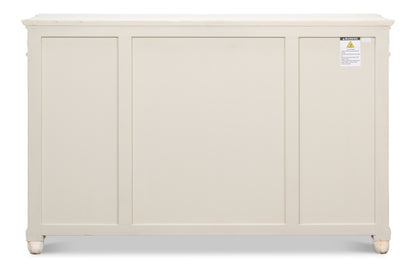 Diamond Wall Sideboard, Whitewash Finish