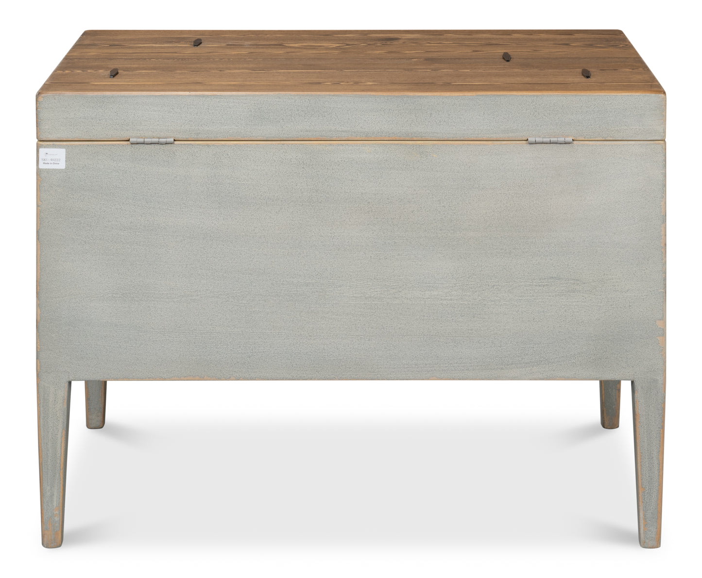 Trunk Side Table with Secret Storage