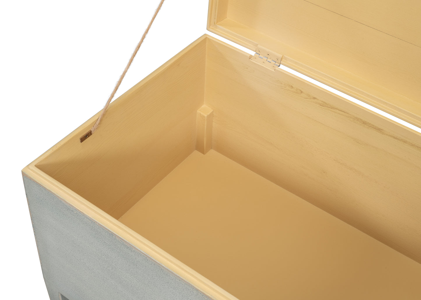 Trunk Side Table with Secret Storage