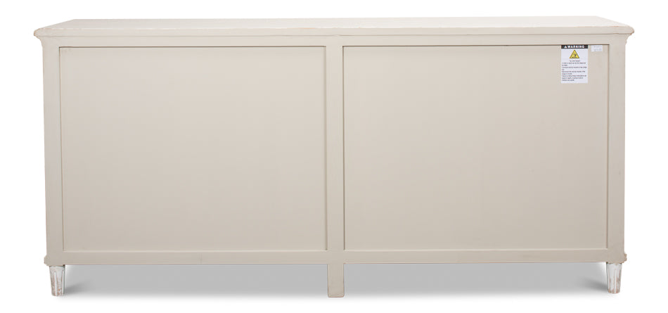 Whitewash Ribbon Sideboard
