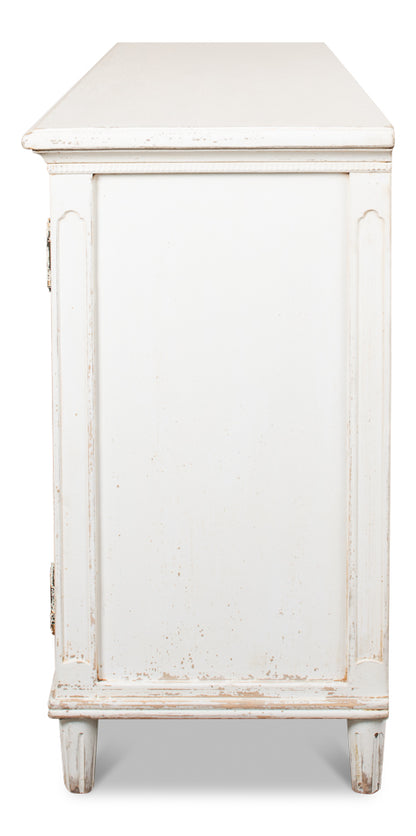 Whitewash Ribbon Sideboard