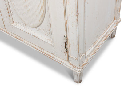 Whitewash Ribbon Sideboard