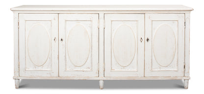 Whitewash Ribbon Sideboard