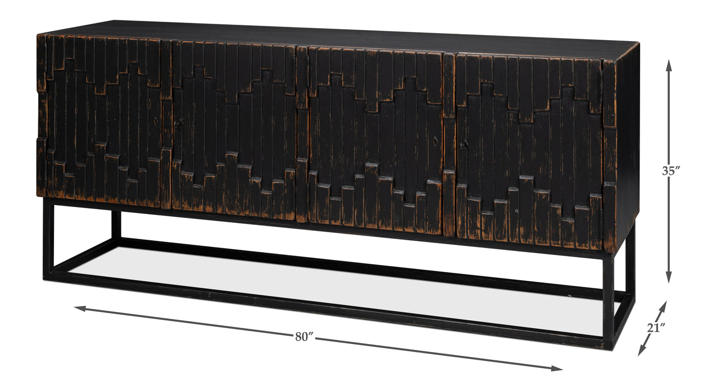Aztec Sideboard, Black