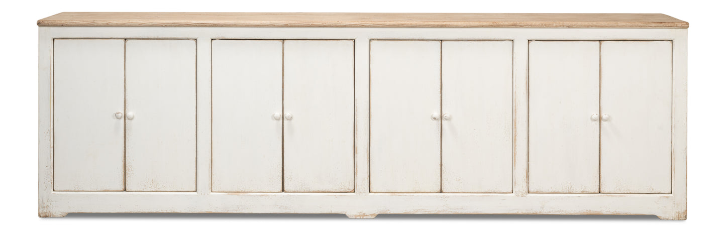 Eight Is Enough Sideboard, Whitewash