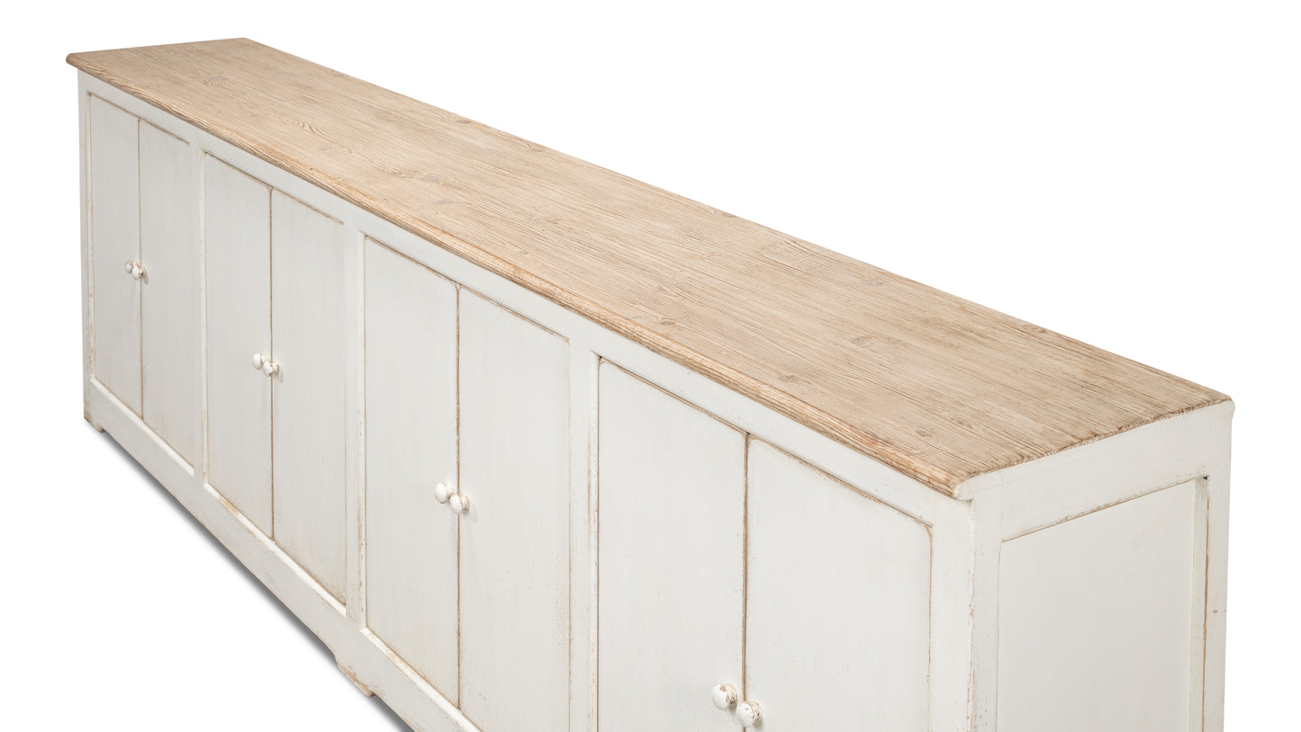 Eight Is Enough Sideboard, Whitewash