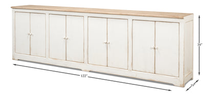 Eight Is Enough Sideboard, Whitewash