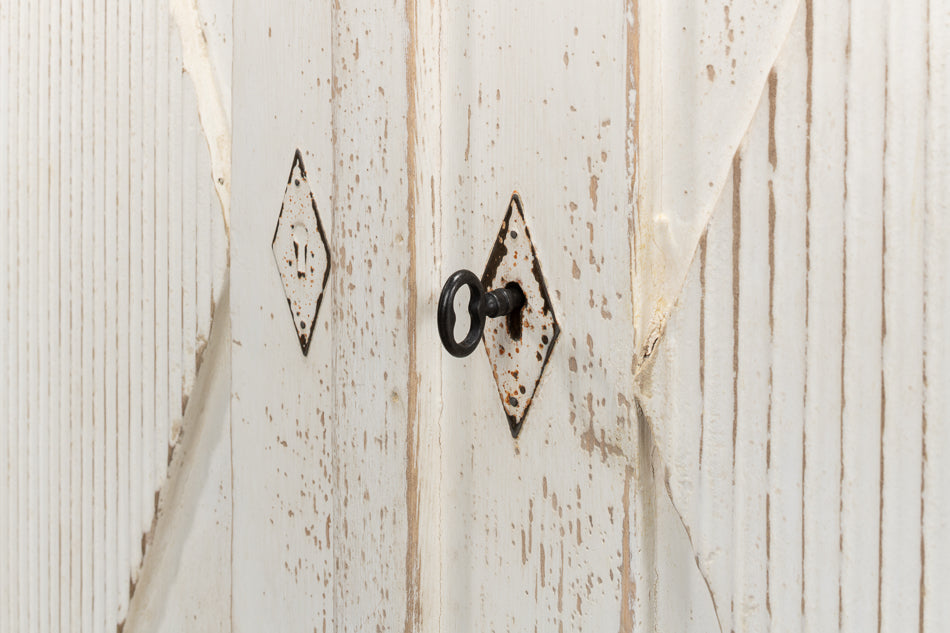 Beecher Sideboard with 4 Doors, Whitewash