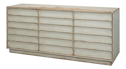 Louvered Sideboard, Sage