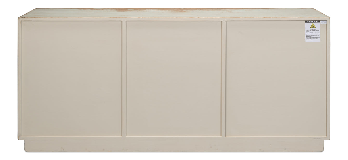 Louvered Sideboard, Sage