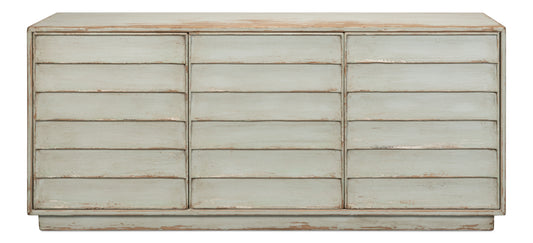 Louvered Sideboard, Sage