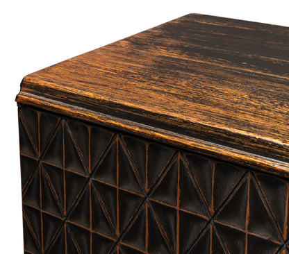 Scrubboard Front Sideboard, Ebony