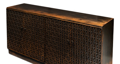 Scrubboard Front Sideboard, Ebony