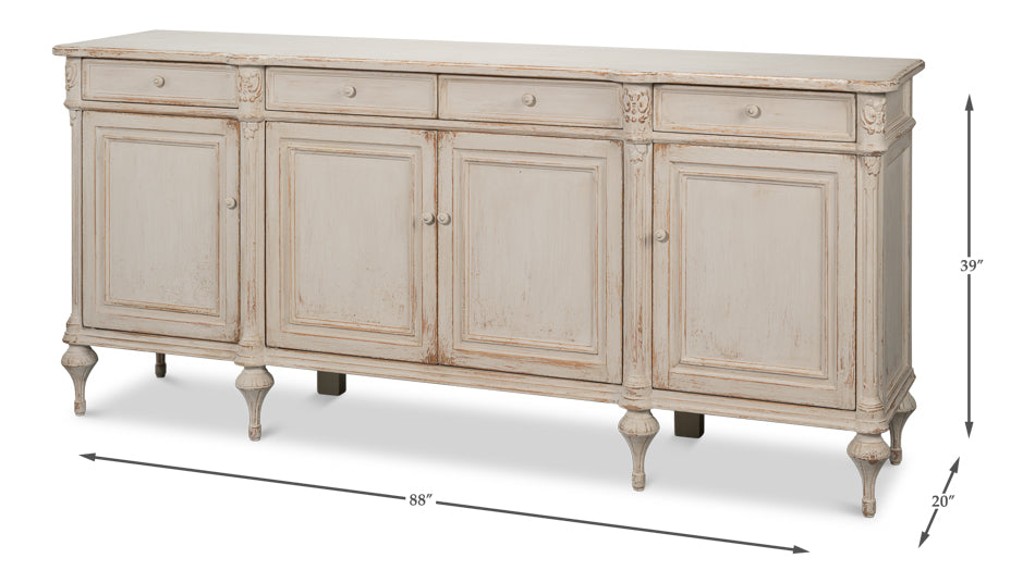 Lilac Sideboard, White Finish
