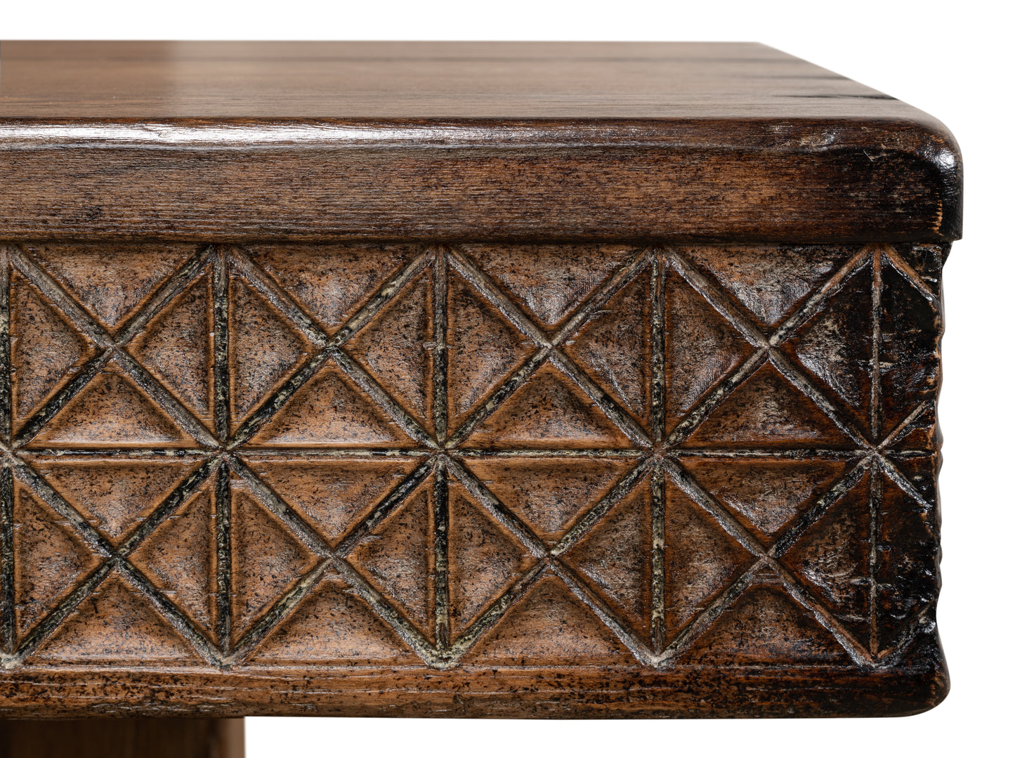 Honeycomb & Cross Console Table