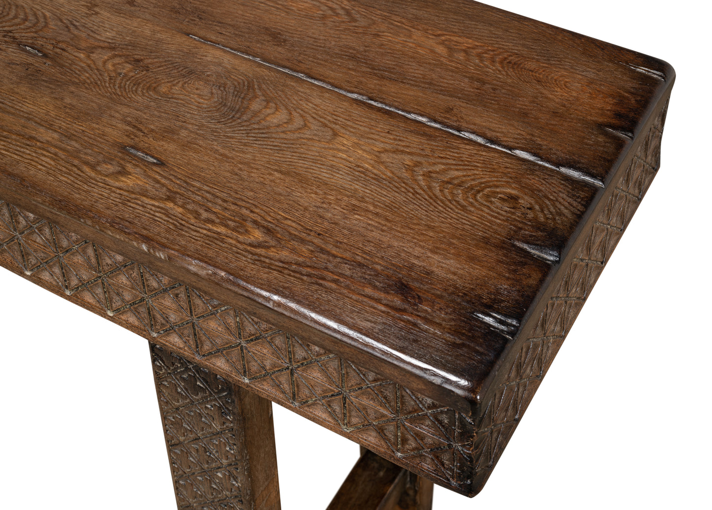 Honeycomb & Cross Console Table