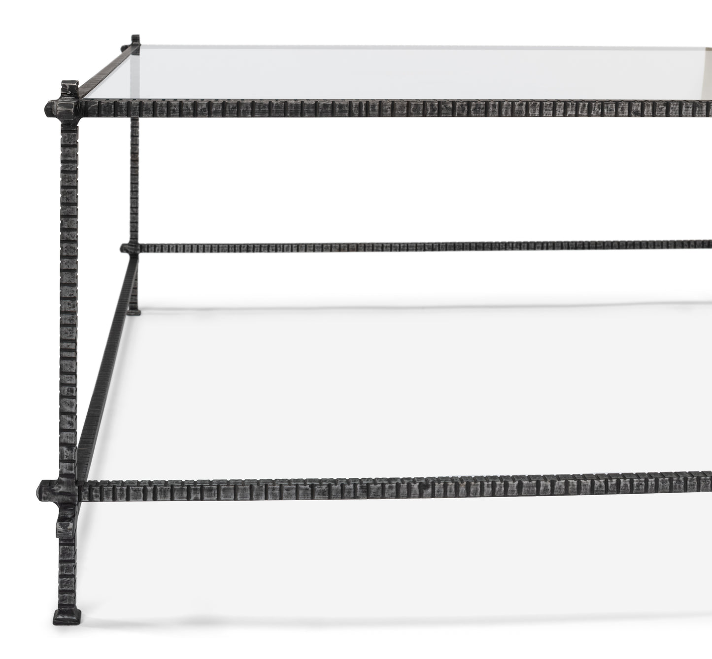 Serrated Edge Iron Coffee Table