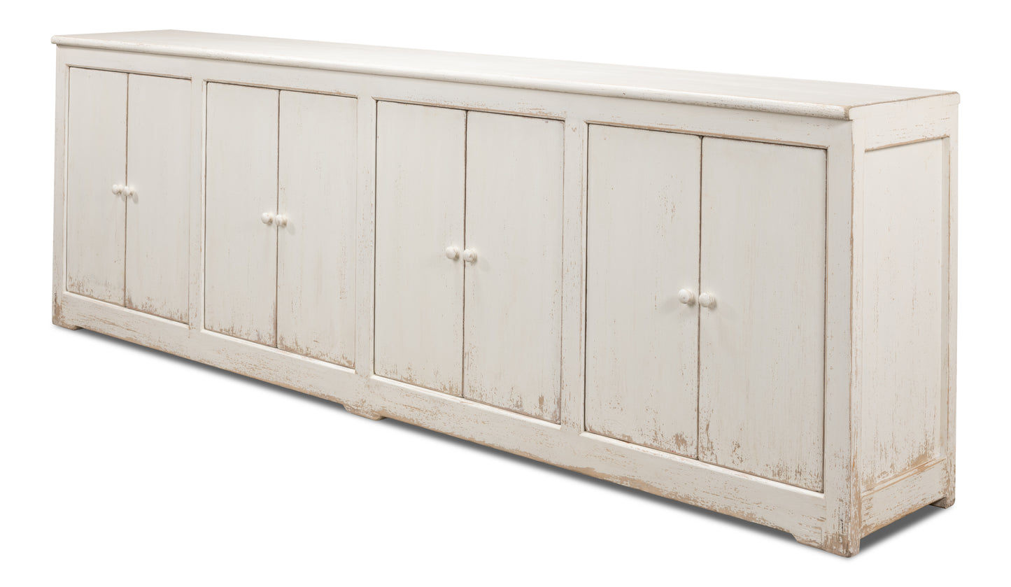 Eight Is Enough Sideboard, Whitewash