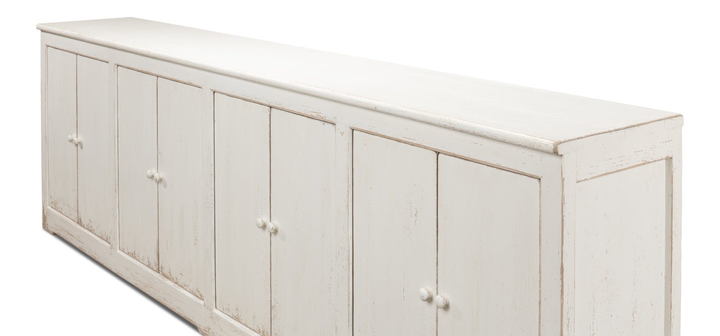 Eight Is Enough Sideboard, Whitewash