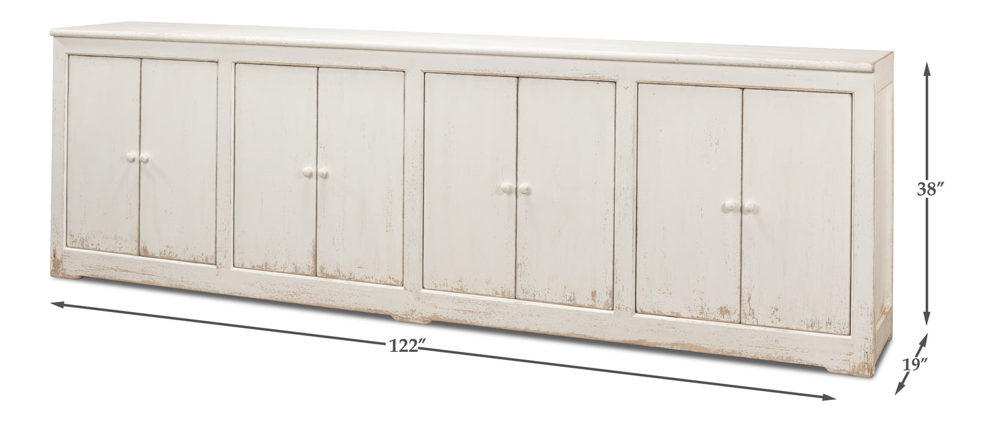 Eight Is Enough Sideboard, Whitewash