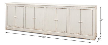 Eight Is Enough Sideboard, Whitewash