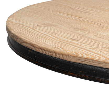 Flying Buttress Dining Table, Antique Black