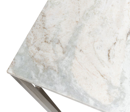 Trapezoid Coffee Table, Marble Top