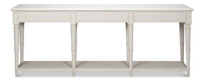 Chantal Console Table Antique White