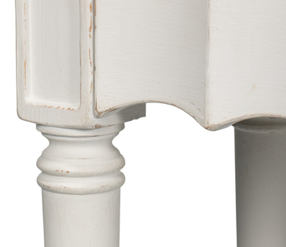 Chantal Console Table Antique White