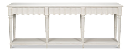 Chantal Console Table Antique White