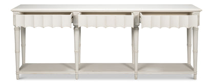 Chantal Console Table Antique White