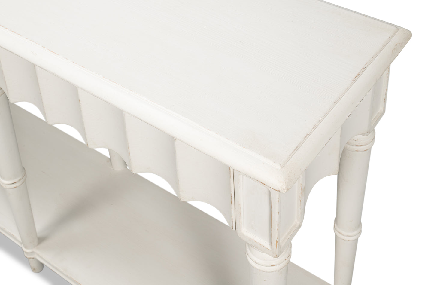 Chantal Console Table Antique White