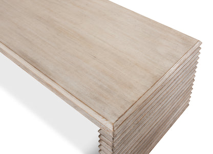 Stacked Cocktail Table Stone Grey