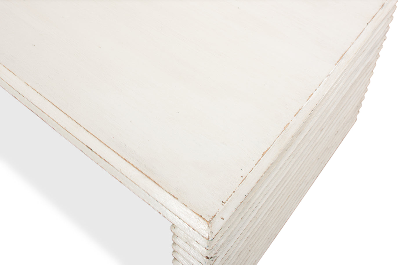 Stacked Cocktail Table, Antique White