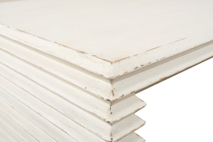 Stacked Cocktail Table, Antique White