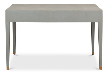 Gabriella Shagreen Desk/Table, Storm Grey